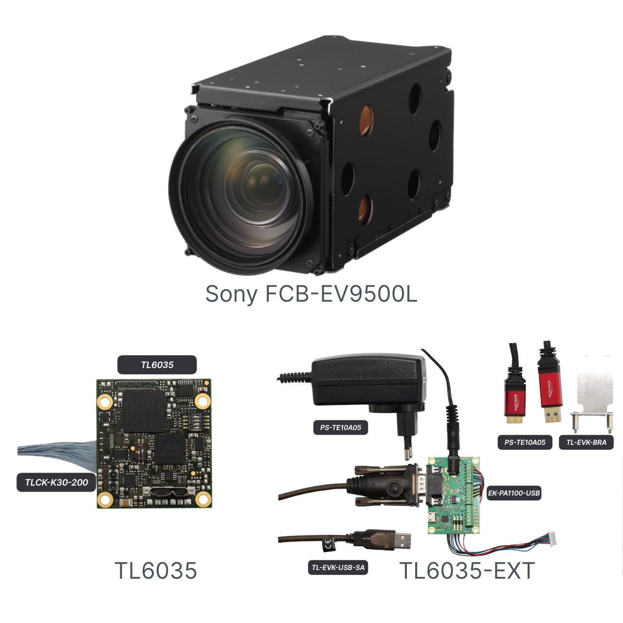 Sony FCB-EV9500L | Full HD 30× Enhanced Optical Rolling Shutter Zoom Kamera (LVDS)