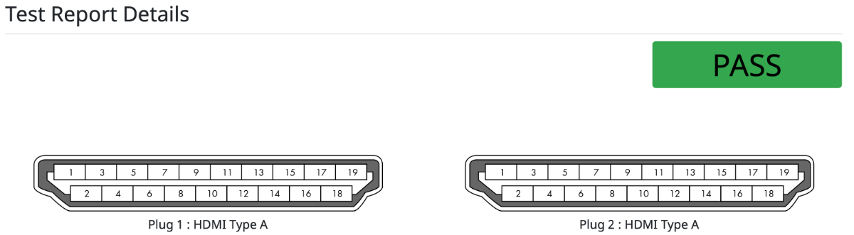 HDMI Cable Test Report